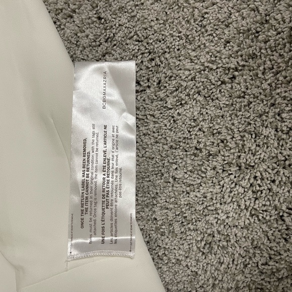 BCBG MaxAzria white asymmetrical cocktail dress - Picture 7 of 7